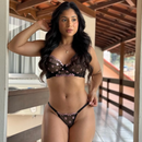 Conjunto Lingerie de Tule Love Transparente Diana