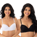 Kit 2 Sutiã com Bojo Confortável Todo de Renda