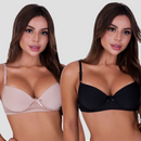 Kit 2 Sutiã Com Bojo Básico