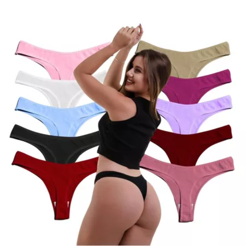 Calcinha Fio Algodão/Cotton (Pague 5 Leve 10)