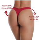 Calcinha Fio Dental em Algodão (Pague 5 Leve 10)