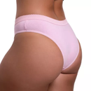 Calcinha Tanga Algodão Cotton Cós Largo (Pague 5 Leve 10)