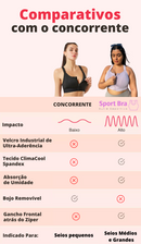 Sutiã Esportivo Anti Impacto Ajustável - Sport Bra
