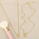 Colar Religioso - Cruz vazada com Cristais e Pérolas