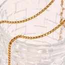 Colar Anelise Trama média Banhado a Ouro 18K | Coleção Capri