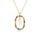 Colar Inicial Glamour Folheado com Zircônias