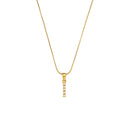 Colar Letra Inicial com Pérolas Banhado a Ouro 18K | Coleção Capri