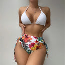 Conjunto Elegante - 3 Peças - Biquíni + Saída de Praia