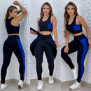 Conjunto Calça Legging Suplex Cós Alto + Top com Bojo