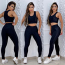 Conjunto Calça Legging Suplex Cós Alto + Top com Bojo