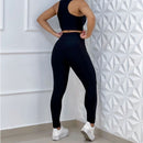 Conjunto Calça Legging Suplex Cós Alto + Top com Bojo