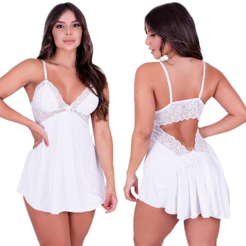 Camisola Angelina com Renda Decote Costas