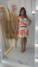 Vestido Estampado Soltinho Curto Godê Rodado