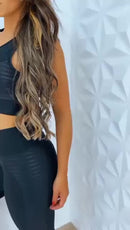 Conjunto Calça Legging Suplex Cós Alto + Top com Bojo