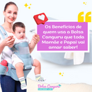 Cangubaby - Bolsa Canguru Bebê 4 em 1