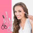 Tesouras Aparadora de Sobrancelhas c/ Pente