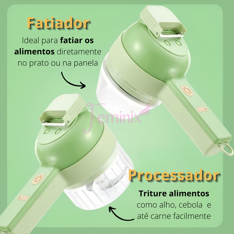 Fatiador e Triturador 4 em 1 Multifuncional - USB