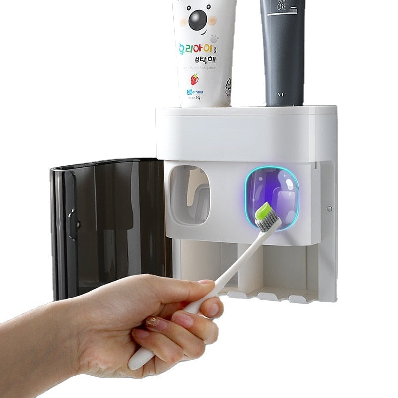 Dispenser de Escovas e Creme dental