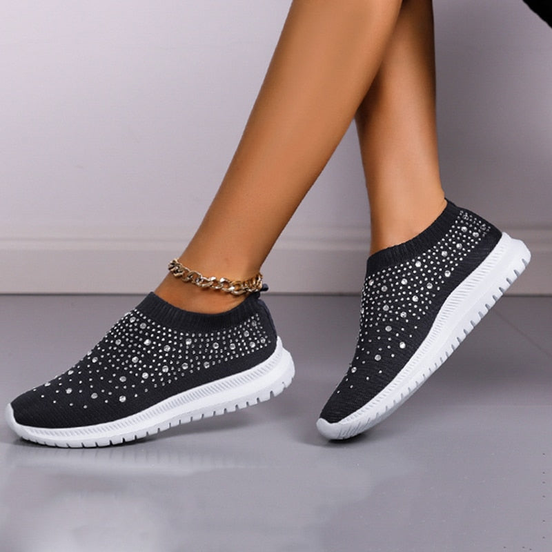 Tênis Feminino Com Strass - Tênis com Brilho