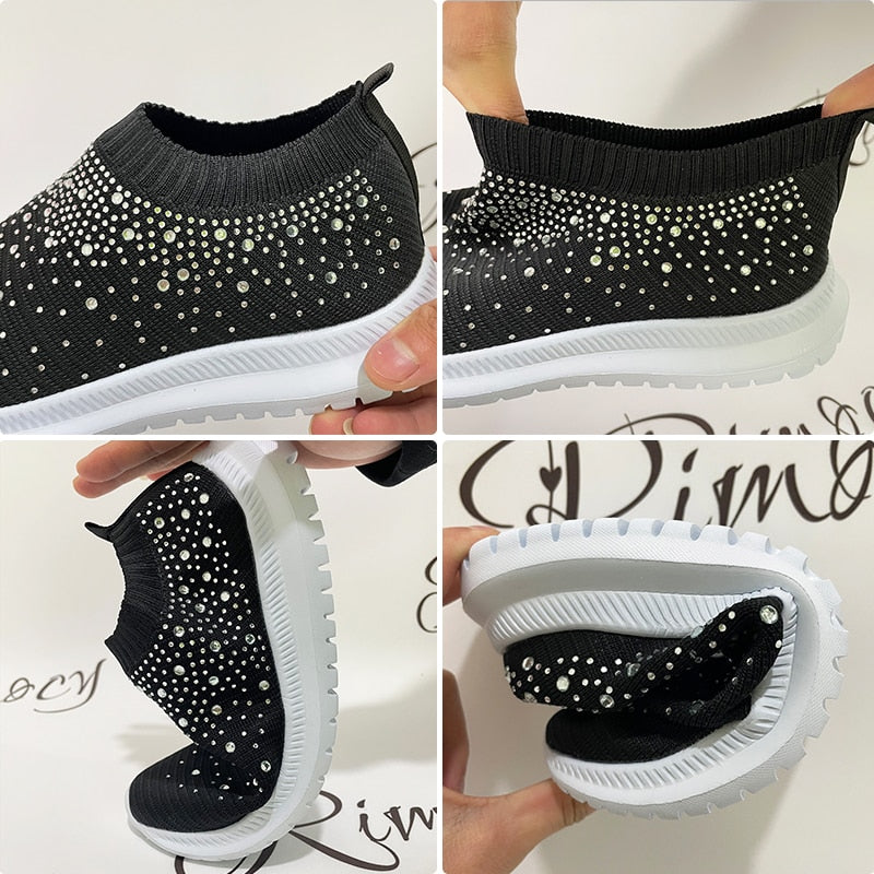 Tênis Feminino Com Strass - Tênis com Brilho